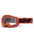 100% SPEEDLAB Okulary kolarskie - ACCURI 2 ENDURO MTB - pomarańczowy/czarny