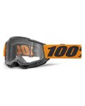 100% SPEEDLAB Okulary kolarskie - ACCURI 2 OTG - pomarańczowy/czarny