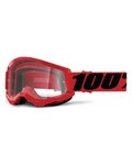 100% SPEEDLAB Okulary kolarskie - STRATA 2 - czerwony/czarny