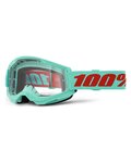 100% SPEEDLAB Okulary kolarskie - STRATA 2 - jasnoniebieski/czerwony