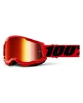 100% SPEEDLAB Okulary kolarskie - STRATA 2 - czerwony/czarny