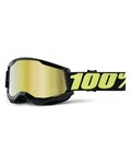 100% SPEEDLAB Okulary kolarskie - STRATA 2 - czarny/żółty/złoty