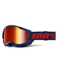 100% SPEEDLAB Okulary kolarskie - STRATA 2 - niebieski/czerwony