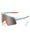 100% SPEEDLAB Okulary kolarskie - S3™ - jasnoniebieski/pomarańczowy/srebrny