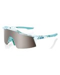 100% SPEEDLAB Okulary kolarskie - SPEEDCRAFT SL - jasnozielony/srebrny