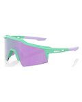 100% SPEEDLAB Okulary kolarskie - SPEEDCRAFT SL - fioletowy/jasnozielony