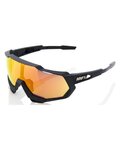 100% SPEEDLAB Okulary kolarskie - SPEEDTRAP - czarny/czerwony