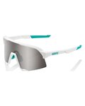 100% SPEEDLAB Okulary kolarskie - SPEEDCRAFT BORA-HANSGROHE TEAM - biały/srebrny
