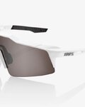 100% SPEEDLAB Okulary kolarskie - SPEEDCRAFT SL - biały/srebrny