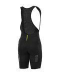 ALÉ Krótkie spodnie kolarskie z szelkami - ALÉ R-EV1 VELOCITY HD RACE - czarny