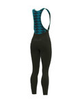 ALÉ Długie spodnie kolarskie z szelkami - K-ATMO 2.0 KLIMATIK - zielony