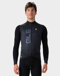 ALÉ Zimowa koszulka kolarska z długim rękawem - QUICK R-EV1 - czarny