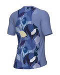 ALÉ Koszulka kolarska z krótkim rękawem - OFF ROAD - GRAVEL BLOOM - niebieski