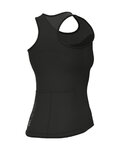 ALÉ Koszulka kolarska bez rękawów - PRAGMA COLOR BLOCK - czarny