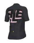 ALÉ Koszulka kolarska z krótkim rękawem - PR-E MULTIVERSO - czarny