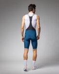 ALÉ Krótkie spodnie kolarskie z szelkami - MASTER 2.0 PR-E - niebieski
