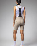 ALÉ Krótkie spodnie kolarskie z szelkami - MASTER 2.0 PR-E - beżowy