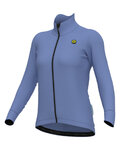 ALÉ Zimowa koszulka kolarska z długim rękawem - KLIMATIK K-IDRO - jasnoniebieski