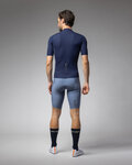 ALÉ Koszulka kolarska z krótkim rękawem - COLOR BLOCK PRAGMA - niebieski