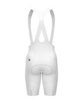ALÉ Krótkie spodnie kolarskie z szelkami - VOLTAGE R-EV1 - biały