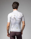 ALÉ Koszulka kolarska z krótkim rękawem - SAUVAGE PR-E - kość słoniowa/biały