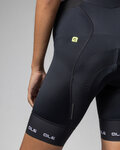 ALÉ Krótkie spodnie kolarskie z szelkami - STRADA 2.0 PR-E - czarny/biały