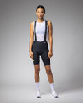 ALÉ Krótkie spodnie kolarskie z szelkami - VOLTAGE R-EV1 - czarny