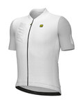 ALÉ Koszulka kolarska z krótkim rękawem - FOLLOW ME PR-E - biały