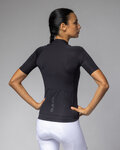ALÉ Koszulka kolarska z krótkim rękawem - COLOR BLOCK PRAGMA - czarny