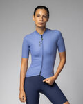 ALÉ Koszulka kolarska z krótkim rękawem - COLOR BLOCK PRAGMA - niebieski