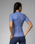 ALÉ Koszulka kolarska z krótkim rękawem - COLOR BLOCK PRAGMA - niebieski