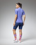 ALÉ Koszulka kolarska z krótkim rękawem - PRAGMA COLOR BLOCK - niebieski