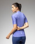 ALÉ Koszulka kolarska z krótkim rękawem - PRAGMA COLOR BLOCK - niebieski