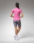ALÉ Koszulka kolarska z krótkim rękawem - PRAGMA COLOR BLOCK - różowy
