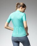 ALÉ Koszulka kolarska z krótkim rękawem - PRAGMA COLOR BLOCK - turkusowy