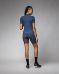 ALÉ Koszulka kolarska z krótkim rękawem - COLOR BLOCK OFF ROAD PRAGMA - niebieski