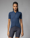 ALÉ Koszulka kolarska z krótkim rękawem - COLOR BLOCK OFF ROAD PRAGMA - niebieski