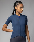 ALÉ Koszulka kolarska z krótkim rękawem - COLOR BLOCK OFF ROAD PRAGMA - niebieski