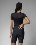 ALÉ Kolarska koszulka z krótkim rękawem - VELO ACTIVE INTIMO - czarny