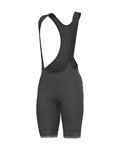 ALÉ Krótkie spodnie kolarskie z szelkami - CORSA 2.0 PRAGMA - czarny