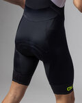 ALÉ Krótkie spodnie kolarskie z szelkami - CORSA 2.0 PRAGMA - czarny