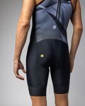 ALÉ Kombinezon kolarski - HORIZON TRIATHLON - biały/szary/czarny