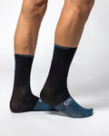 ALÉ Kolarskie klasyczne skarpetki - SLIDE - czarny/niebieski