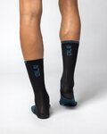 ALÉ Kolarskie klasyczne skarpetki - SLIDE - czarny/niebieski