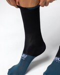 ALÉ Kolarskie klasyczne skarpetki - SLIDE - czarny/niebieski