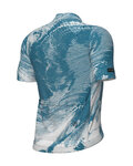 ALÉ Koszulka kolarska z krótkim rękawem - FAN PR-E - niebieski/biały