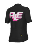 ALÉ Koszulka kolarska z krótkim rękawem - SAUVAGE 2.0 PR-E - czarny