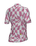 ALÉ Koszulka kolarska z krótkim rękawem - MULTIVERSO 2.0 PR-E - biały/czerwony
