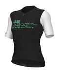 ALÉ Koszulka kolarska z krótkim rękawem - MEGABYTE 2.0 PR-E - czarny/biały