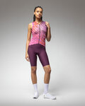 ALÉ Koszulka kolarska bez rękawów - PRAGMA SURFACE PR-E - różowy/czerwony